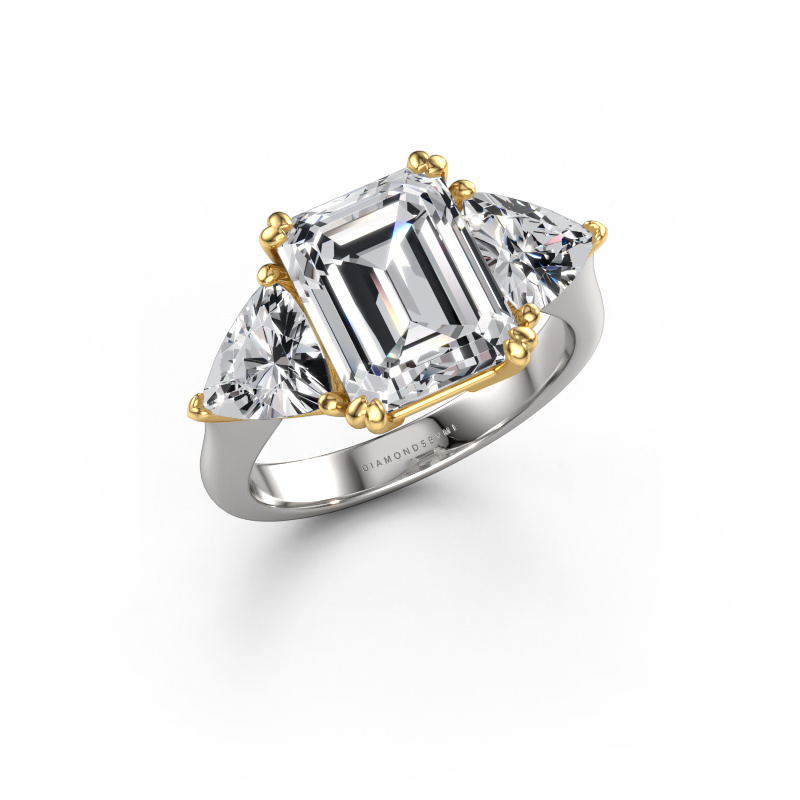 Afbeelding van Verlovingsring Paula 585 Witgoud Lab-grown diamant 5.10 crt