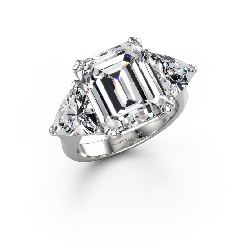 Afbeelding van Verlovingsring Paula 950 platina Lab-grown diamant 8.20 crt