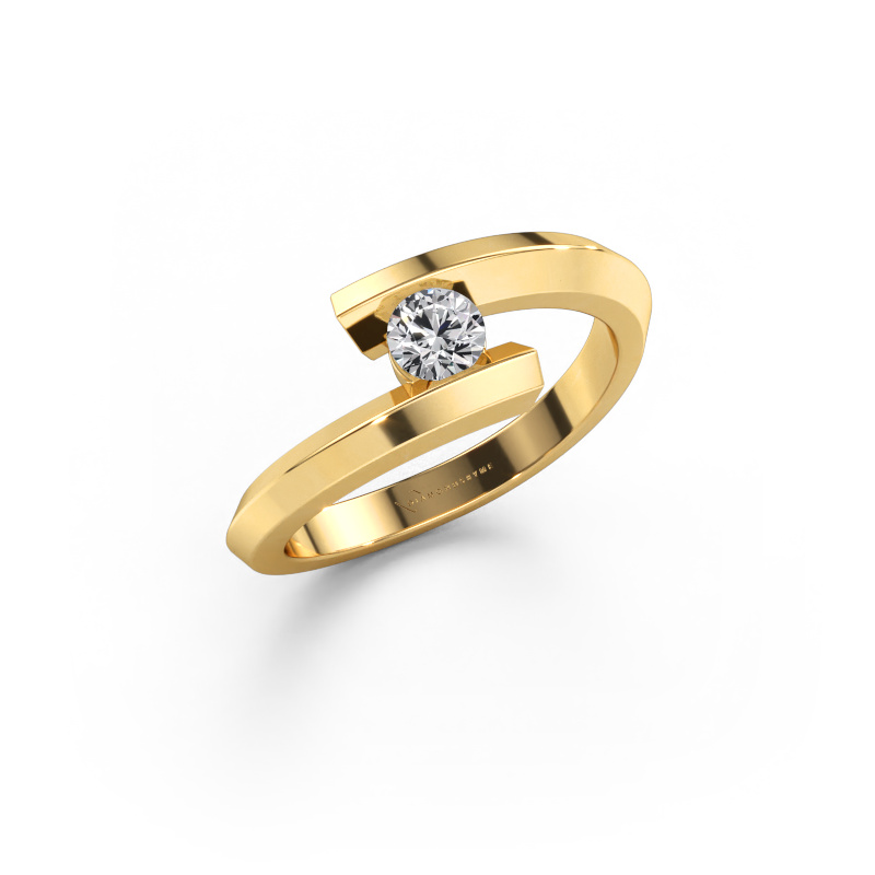Immagine di Anello Paulette 585 oro Diamante lab grown 0.25 crt