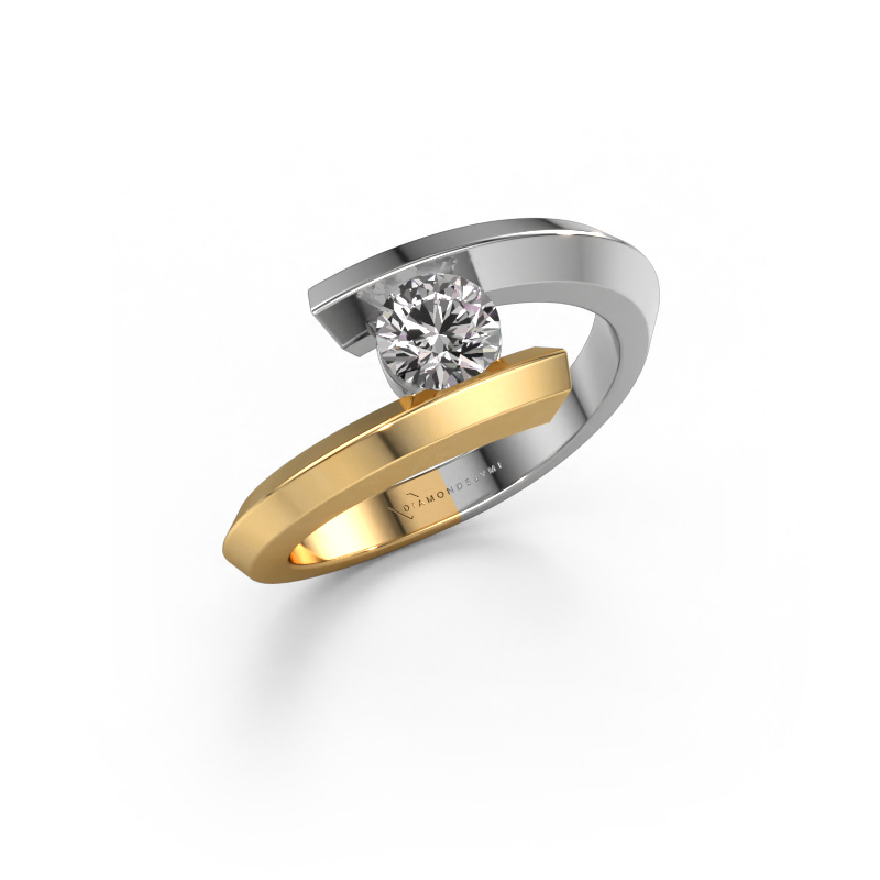 Bild von Ring Paulette 585 Weißgold Diamant 0.40 crt