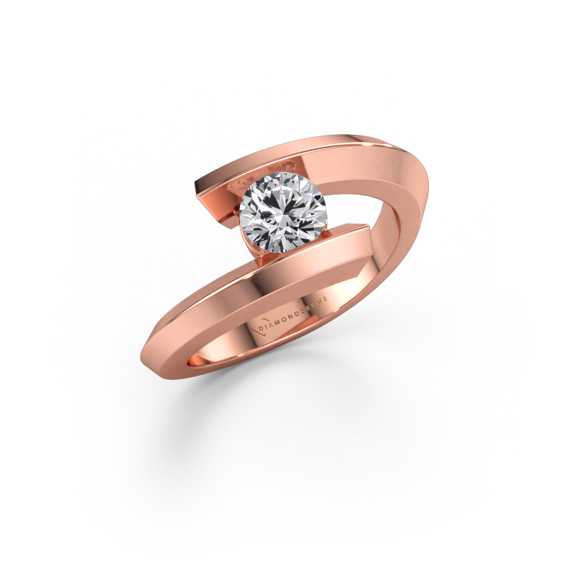 Immagine di Anello Paulette 585 oro rosa Diamante 0.50 crt