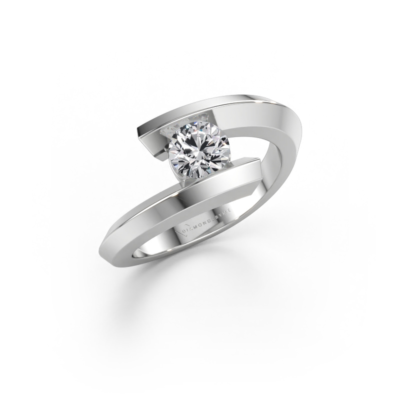Immagine di Anello Paulette 585 oro bianco Diamante 0.50 crt