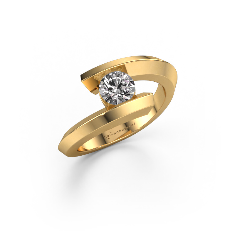 Image of Ring Paulette 585 gold Diamond 0.50 crt