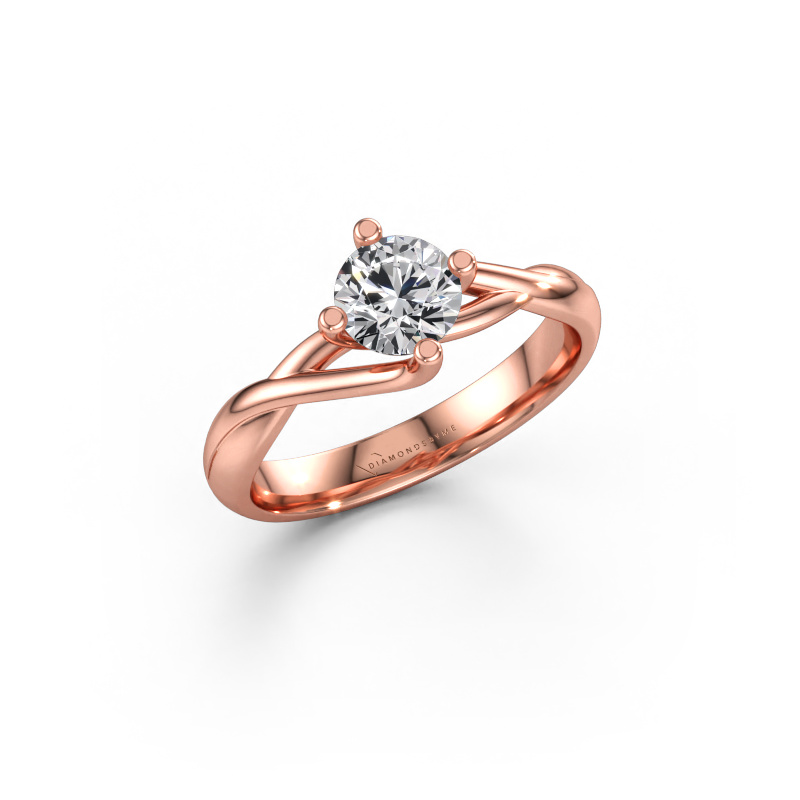 Immagine di Anello di fidanzamento Paulien 585 oro rosa Diamante 0.70 crt
