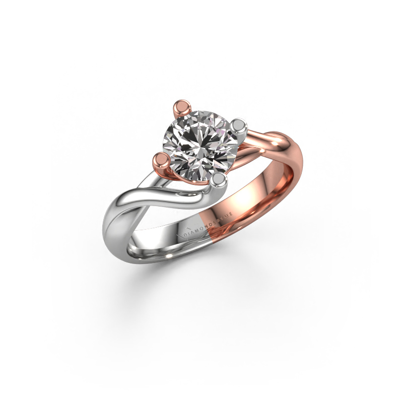 Bild von Verlobungsring Paulien 585 Roségold Diamant 1.00 crt