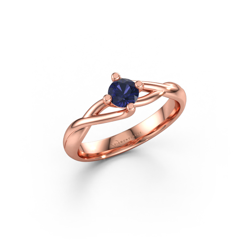 Bild av Ring Paulien 585 roséguld Safir 4.2 mm