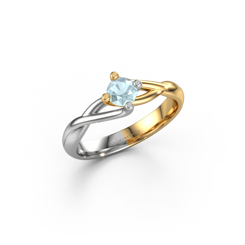 Bild von Ring Paulien 585 Gold Aquamarin 4.2 mm