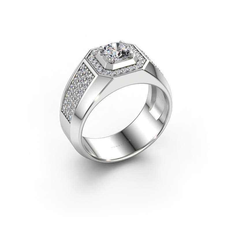 Afbeelding van Heren ring Pavan 950 platina Lab-grown diamant 1.288 crt