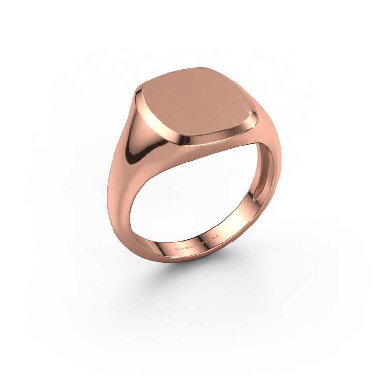 Image of Signet ring Pepijn 2 Light 585 rose gold