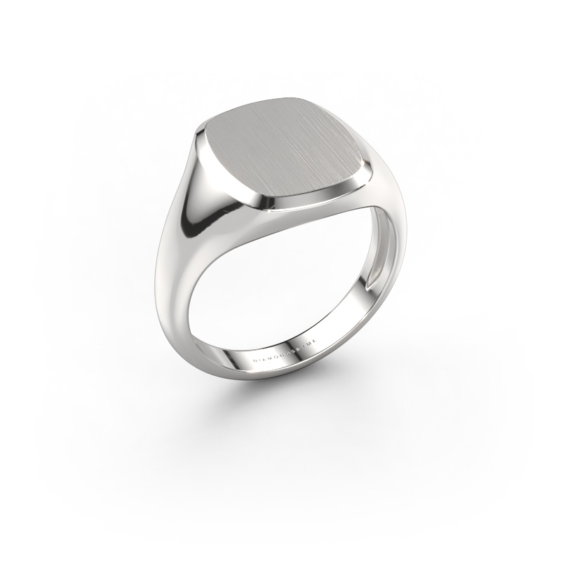 Image of Signet ring Pepijn 2 Light 950 platinum