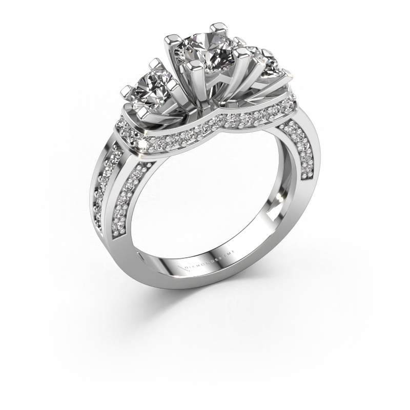 Afbeelding van Verlovingsring Phileine 925 zilver Diamant 1.495 crt