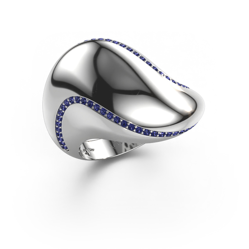 Image of Ring Phyliss 585 white gold Sapphire 1 mm