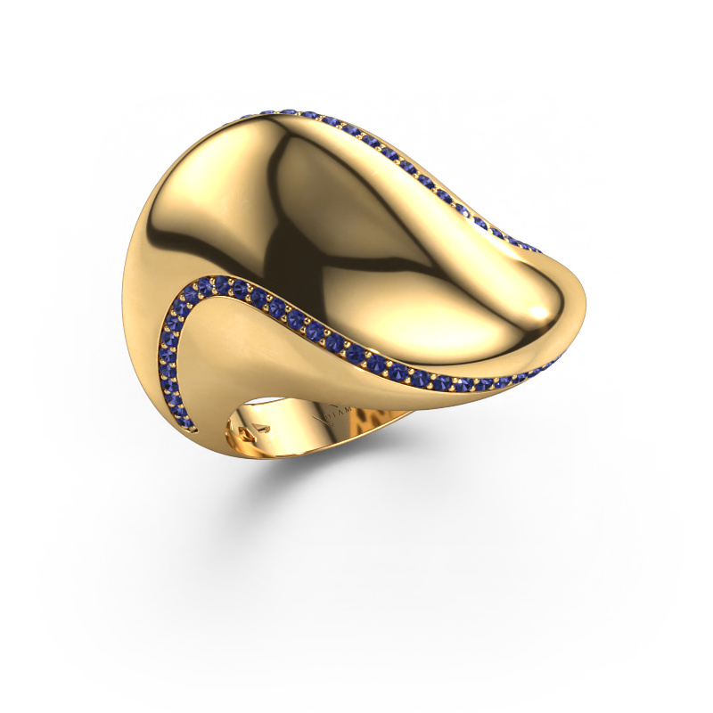 Image of Ring Phyliss 585 gold Sapphire 1 mm