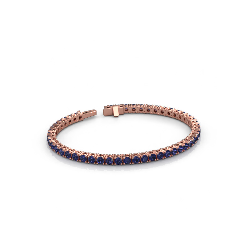 Bild von Tennisarmband Shirley 3.2 585 Roségold Saphir 3.2 mm