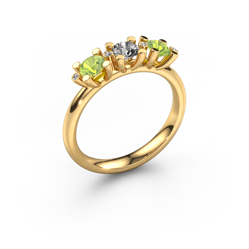 Bild von Ring Puk 2 585 Gold Diamant 0.27 crt
