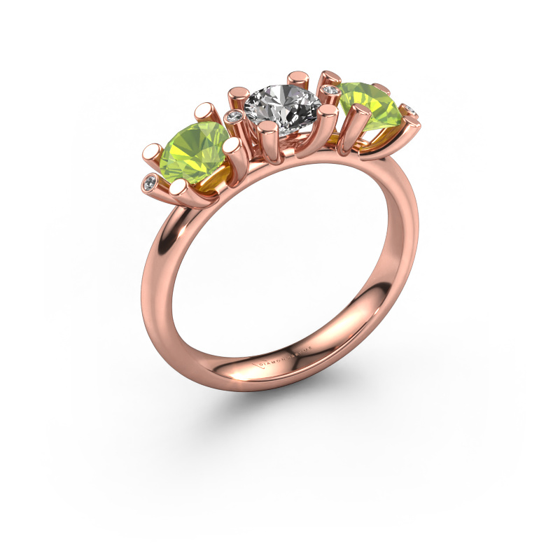 Image of Ring Puk 2 585 rose gold Diamond 0.52 crt