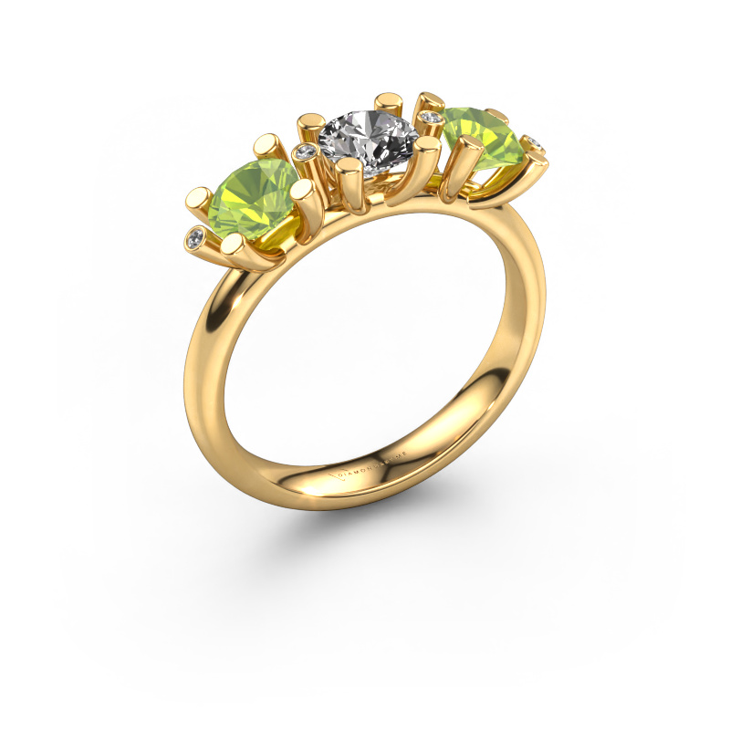 Image de Bague Puk 2 585 or jaune Diamant 0.52 crt