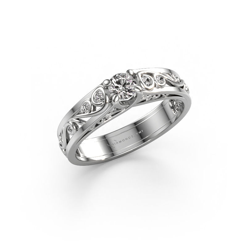 Image of Ring Quinty 585 white gold Diamond 0.335 crt