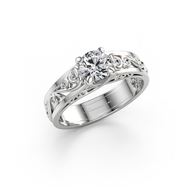 Immagine di Anello Quinty 585 oro bianco Diamante 0.801 crt