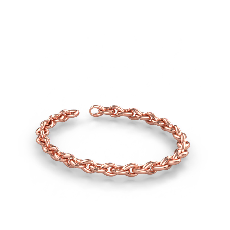 Bild av Armband Rachelle 8mm Solid - 585 roséguld