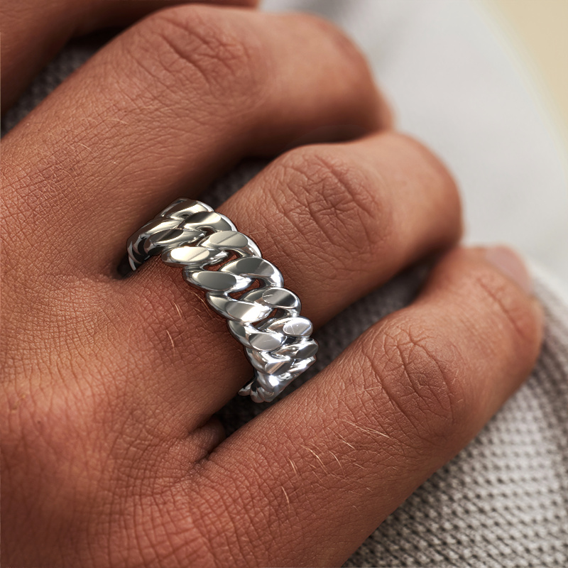 Image of Men's ring Redouan 1 925 silver