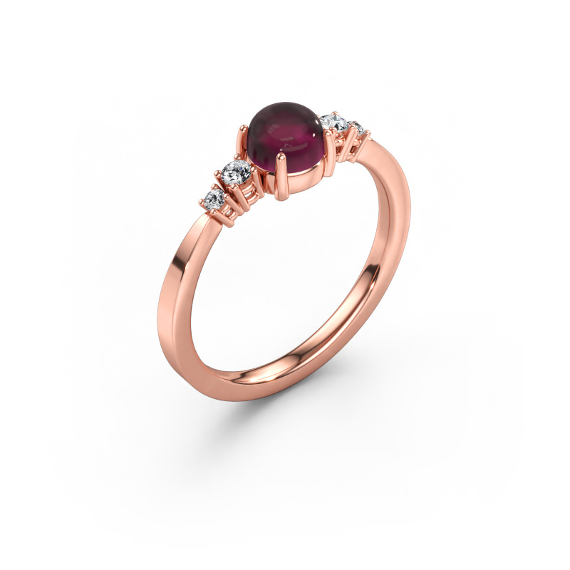Bild av Ring Regine 585 roséguld Rodolit 5 mm
