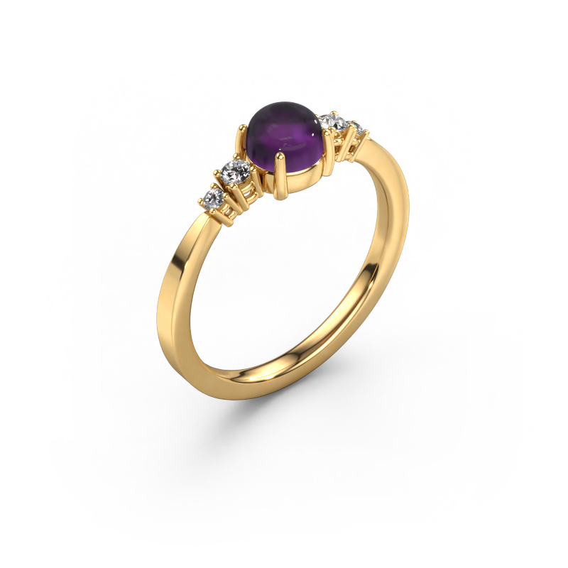 Bild von Ring Regine 585 Gold Amethyst 5 mm