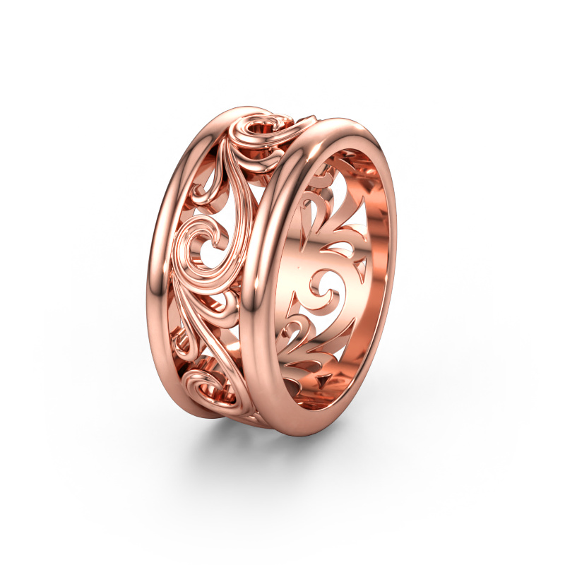 Immagine di Fede nuziale WHM0239M97BP 585 oro rosa ±10 x 2 mm