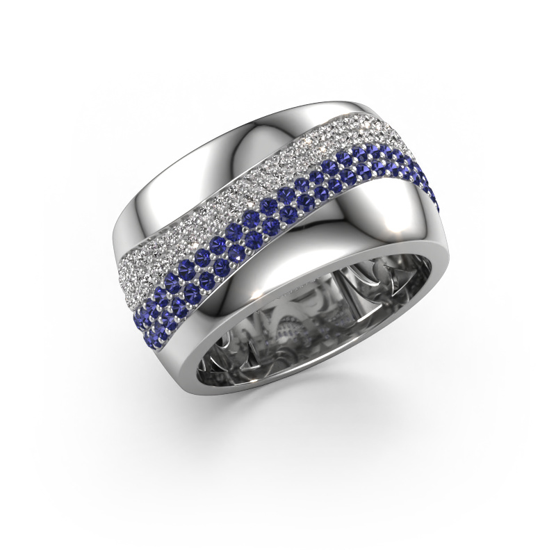 Image of Ring Ria 950 platinum Sapphire 1 mm