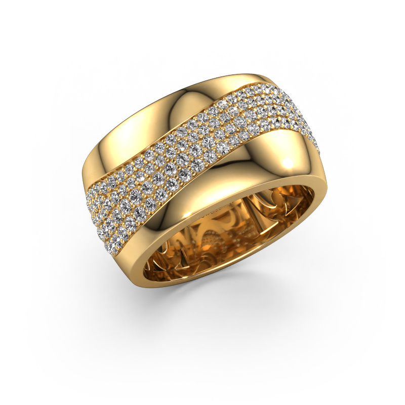 Bild von Ring Ria 585 Gold Zirkonia 1 mm