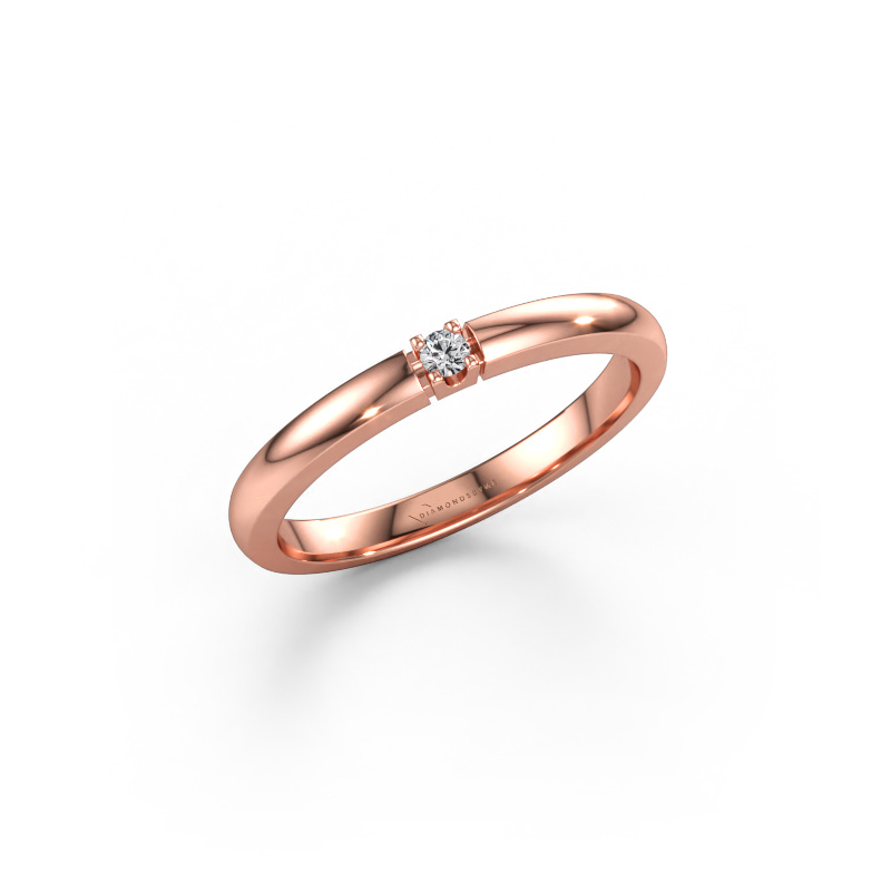 Bild av Ring Rianne 1 585 roséguld Diamant 0.03 crt