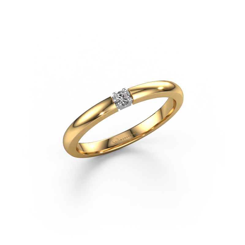 Image of Ring Rianne 1 585 gold Diamond 0.03 crt