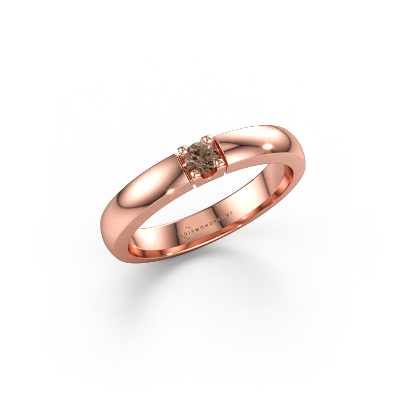 Bild av Ring Rianne 1 585 roséguld Brun diamant 0.10 crt