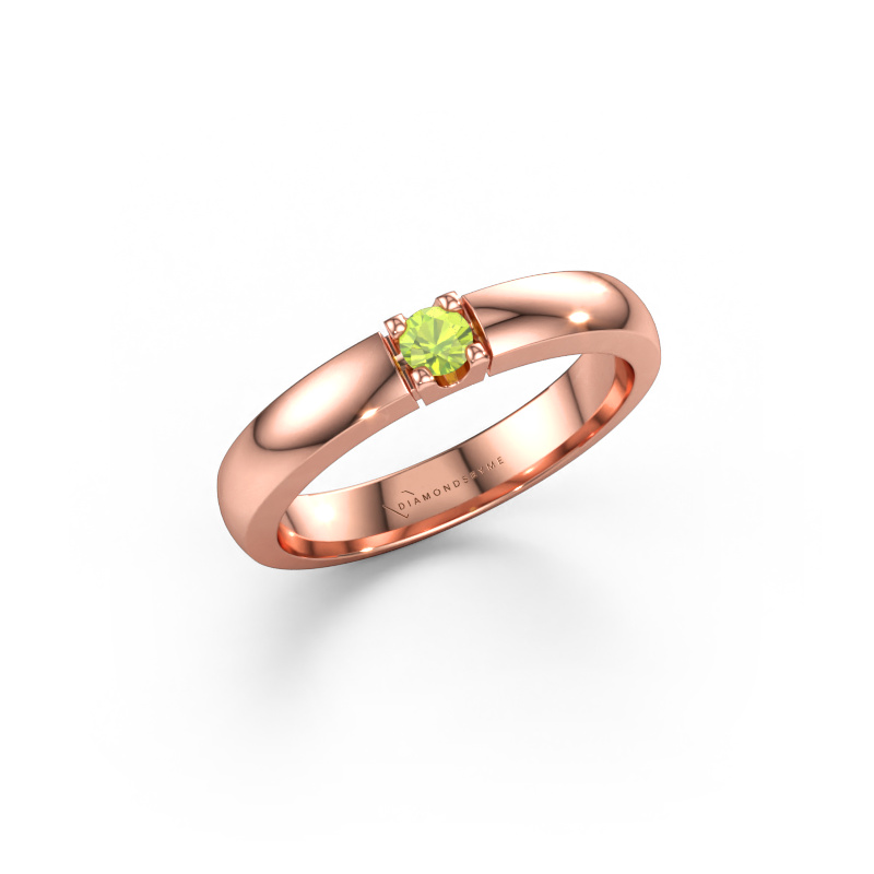 Bild av Ring Rianne 1 585 roséguld Peridot 3 mm