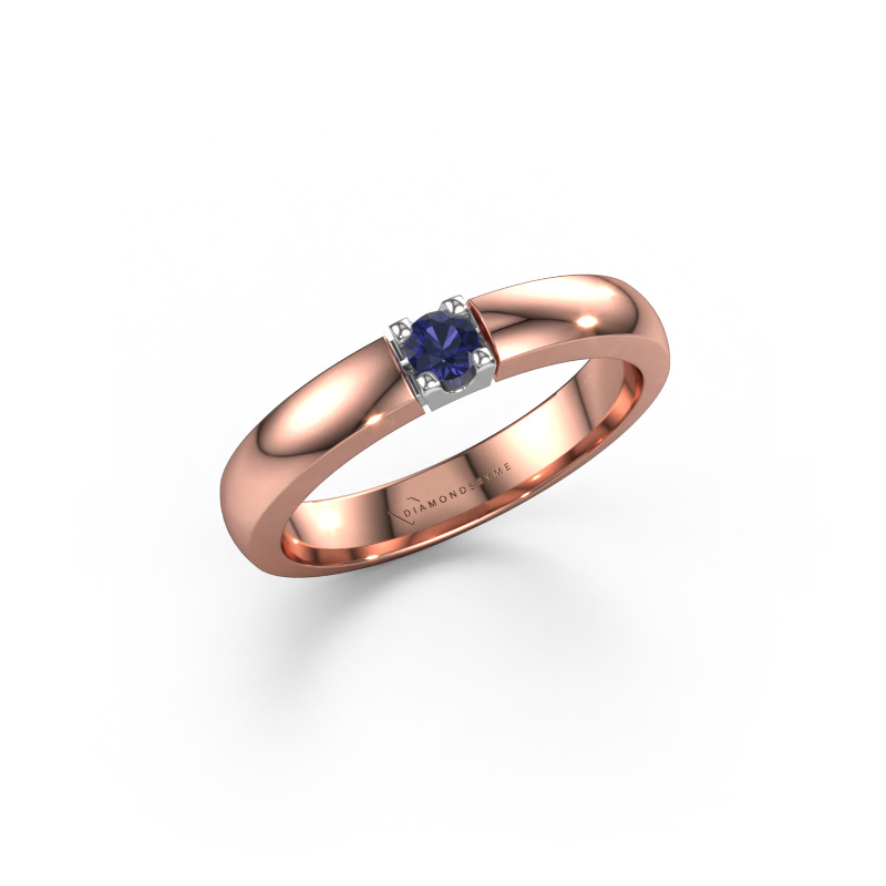 Image of Ring Rianne 1 585 rose gold Sapphire 3 mm