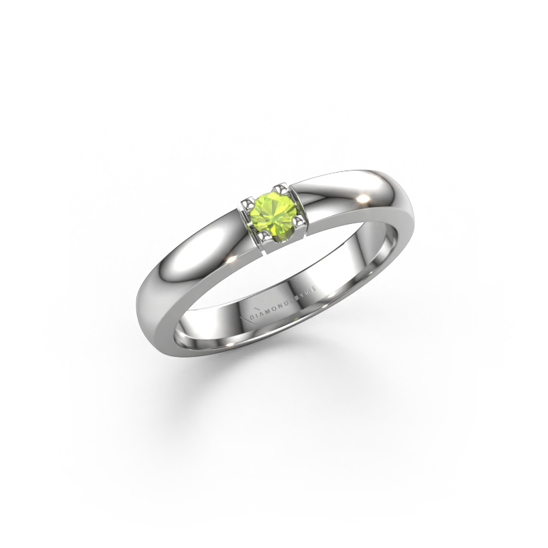 Bild von Ring Rianne 1 950 Platin Peridot 3 mm