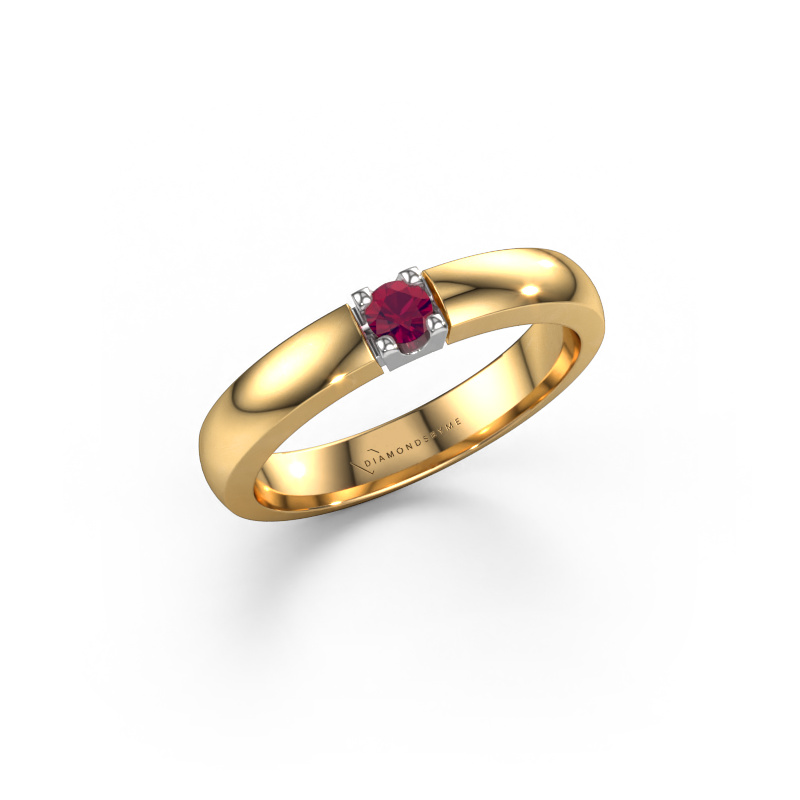 Image of Ring Rianne 1 585 gold Rhodolite 3 mm