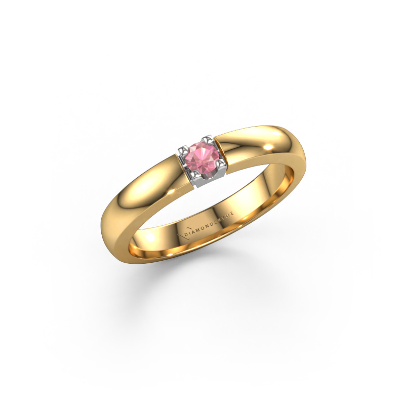 Image of Ring Rianne 1 585 gold Tourmaline pink 3 mm
