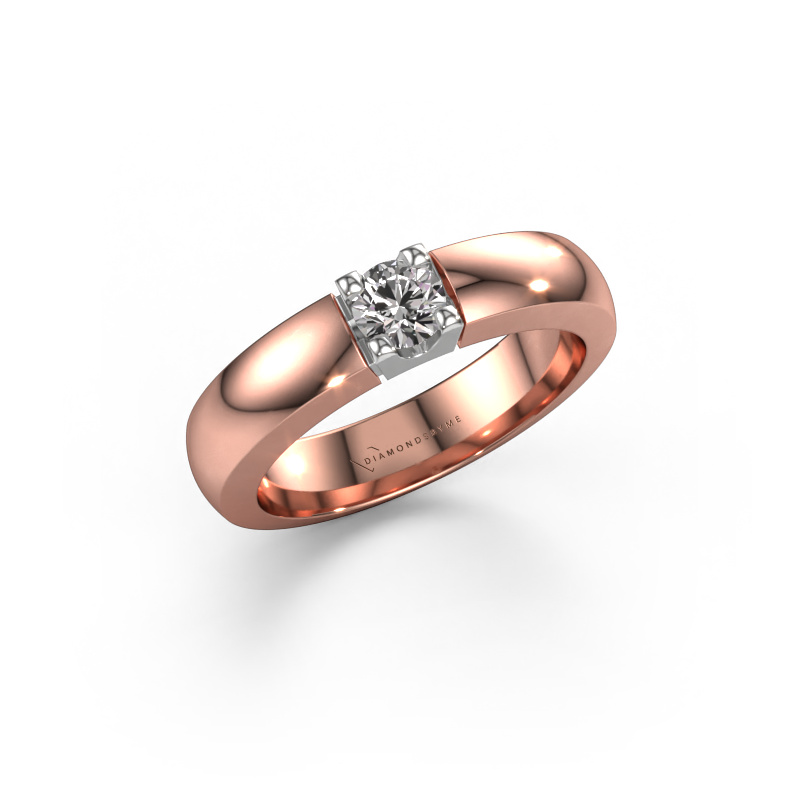 Bild von Ring Rianne 1 585 Roségold Diamant 0.30 crt