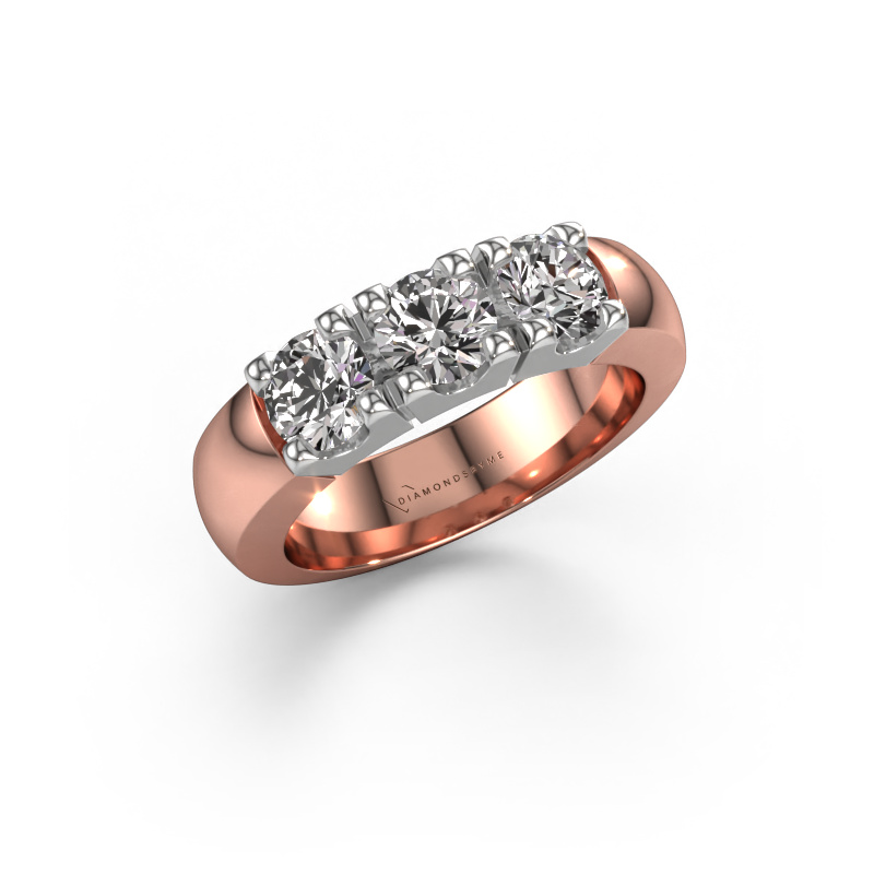 Image of Ring Rianne 3 585 rose gold Diamond 1.50 crt