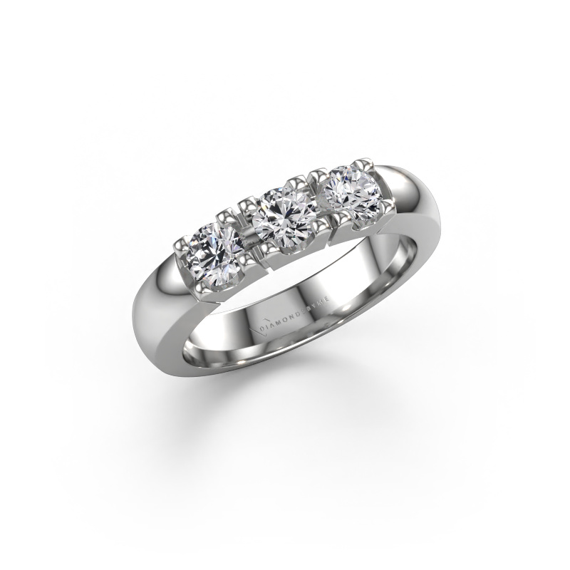 Image of Ring Rianne 3 950 platinum Diamond 0.75 crt