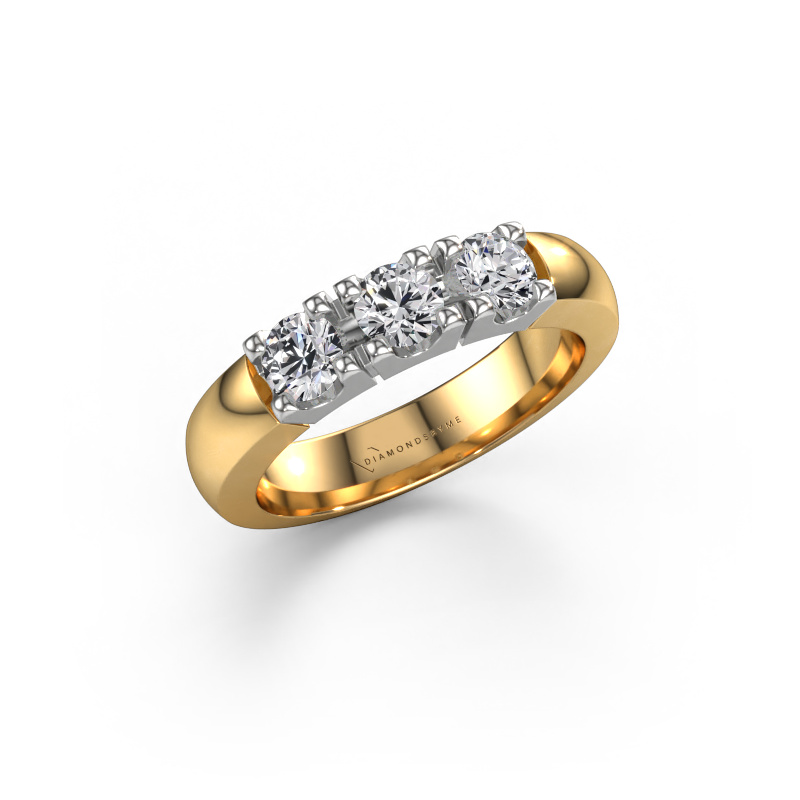 Image of Ring Rianne 3 585 gold Diamond 0.75 crt