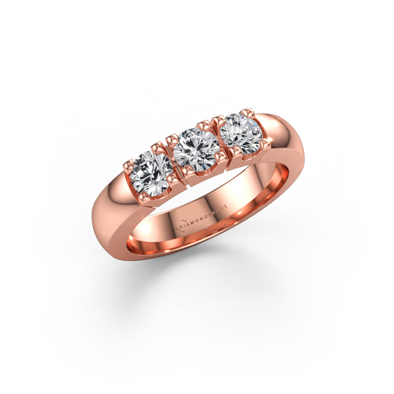 Bild av Ring Rianne 3 585 roséguld Diamant 0.900 crt