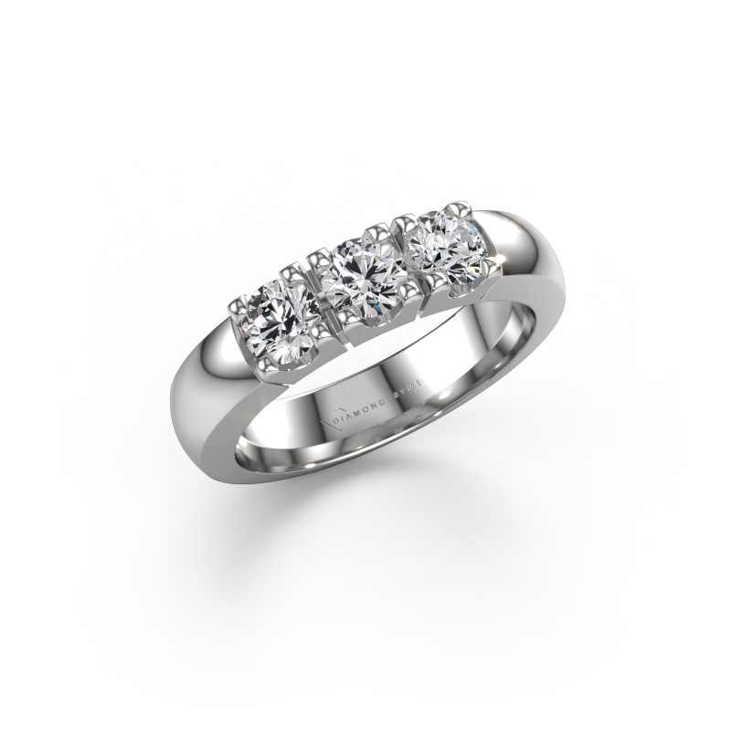 Bild von Ring Rianne 3 585 Weißgold Diamant 0.900 crt