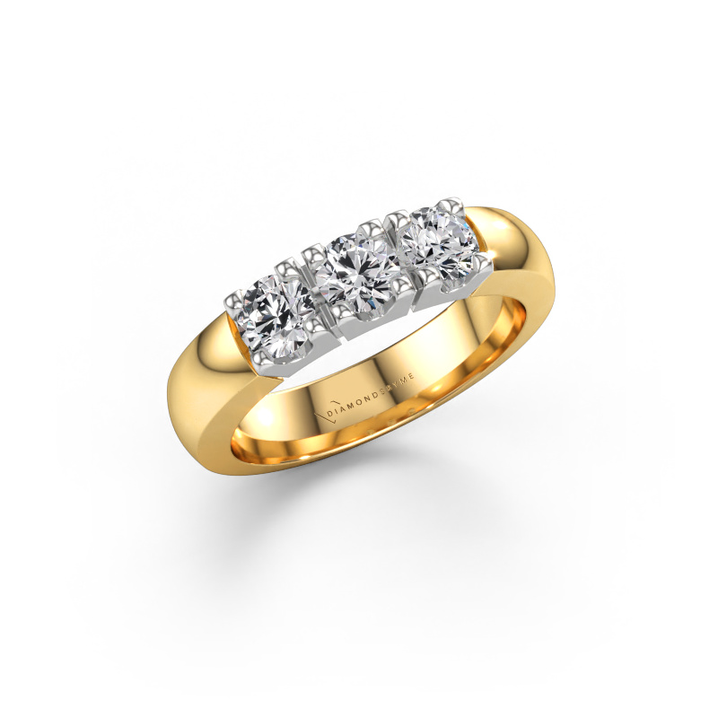 Immagine di Anello Rianne 3 585 oro Diamante lab grown 0.900 crt