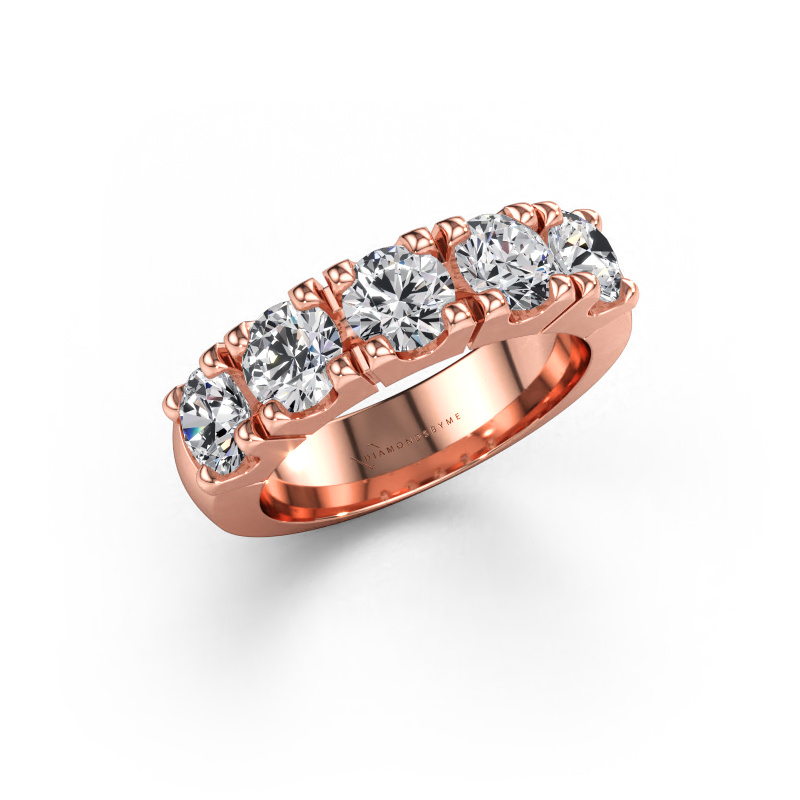 Immagine di Anello Rianne 5 585 oro rosa Diamante lab grown 2.50 crt