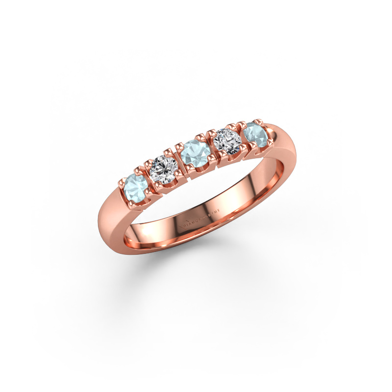 Bild av Ring Rianne 5 585 roséguld Akvamarin 2.7 mm