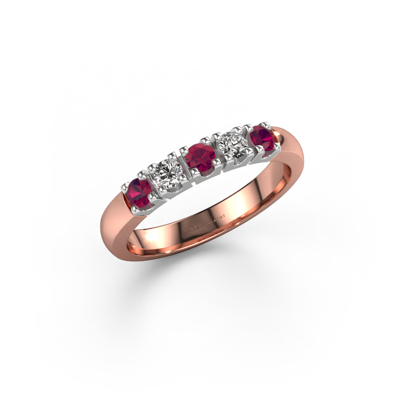 Bild von Ring Rianne 5 585 Roségold Rhodolit 2.7 mm