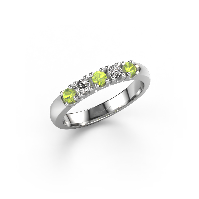 Bild von Ring Rianne 5 950 Platin Peridot 2.7 mm