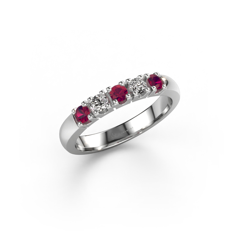Image of Ring Rianne 5 950 platinum Rhodolite 2.7 mm